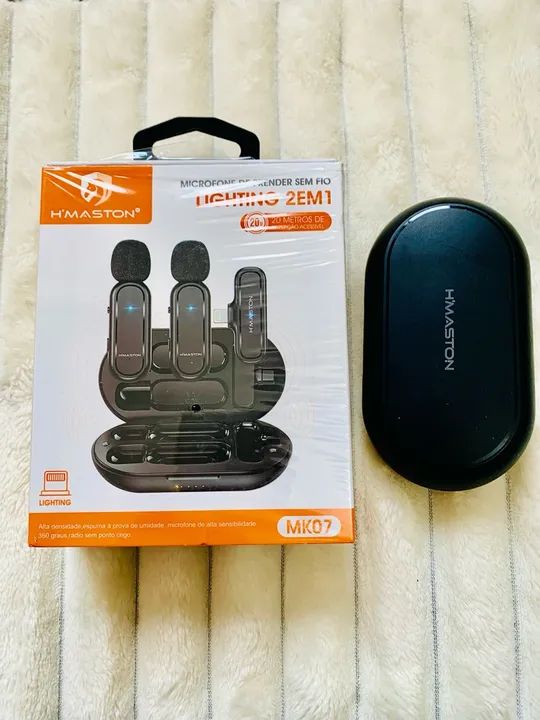 Microfone de Lapela Profissional HMASTON - 30% OFF - Foto 4