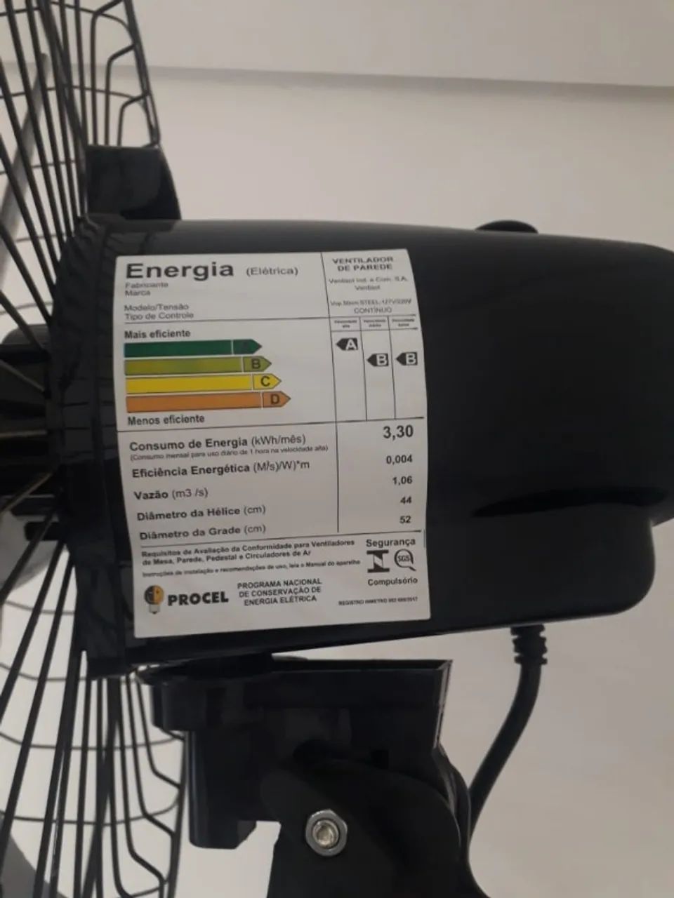 Ventiladores de parede seminovos (200 reais cada) - Foto 5