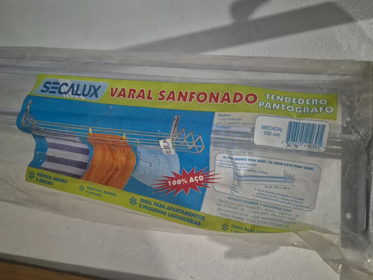 Varal Parede Sanfonado - Foto 2