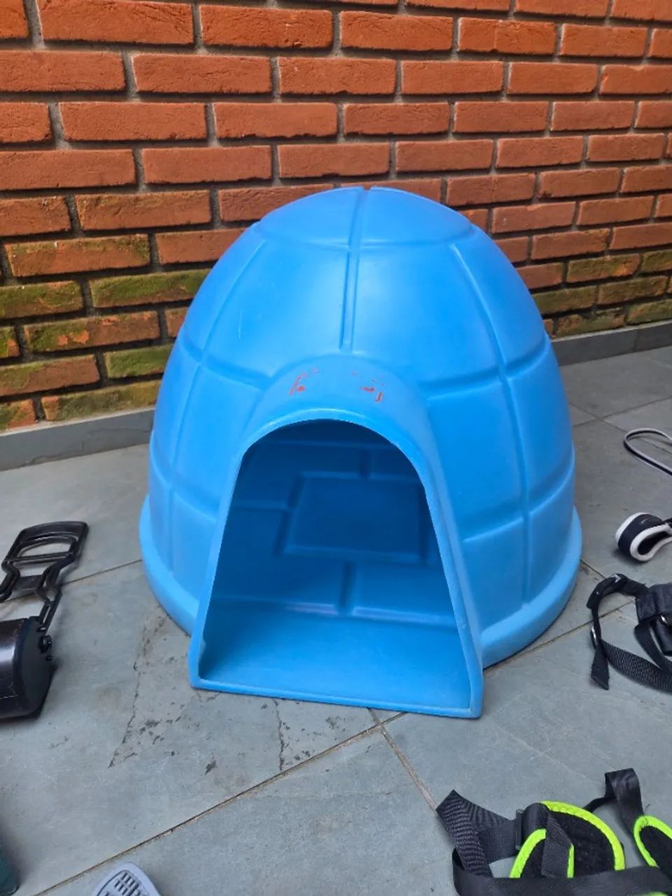 Kit acessórios pet Casinha chafariz, cinto segurança para cacahorro - Foto 2