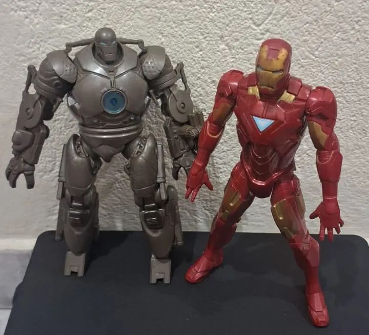 Action Figure marvel legends Iron Man e iron Monger hasbro 2008 super frist smash - Foto 3