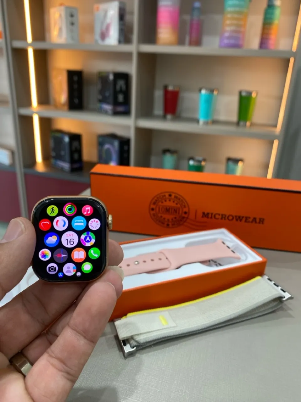 Smartwatch W59 mini Rosa