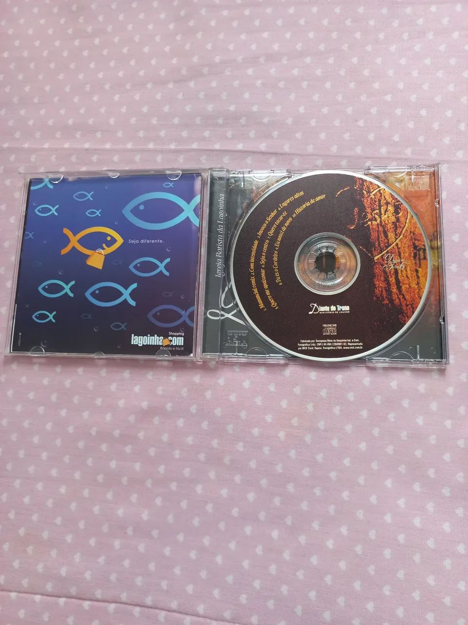 CD original usado Quero me apaixonar - Diante do Trono - Foto 2