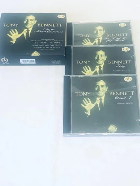 BOX 3 CDs TONY BENNETT - CLASSIC ALBUM COLLECTION Ler Desc