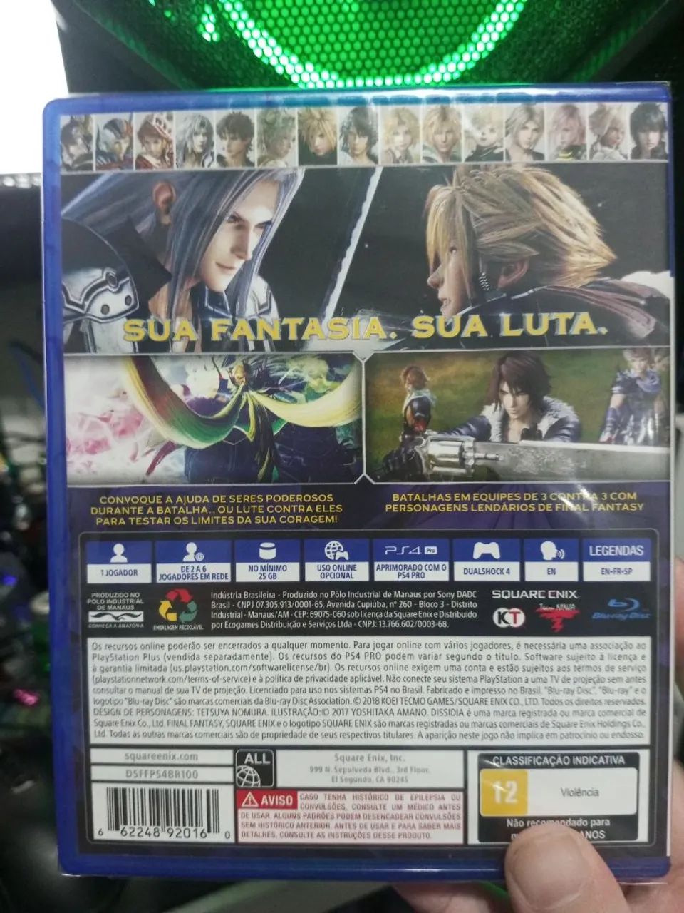 Dissidia Final Fantasy NT jogo PS4 game Playstation 4 lacrado  - Foto 2