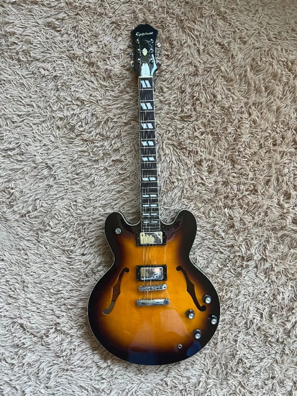 Epiphone Supernova - Guitarra Semiacústica Rara, Excelente Estado + Estojo - Foto 2