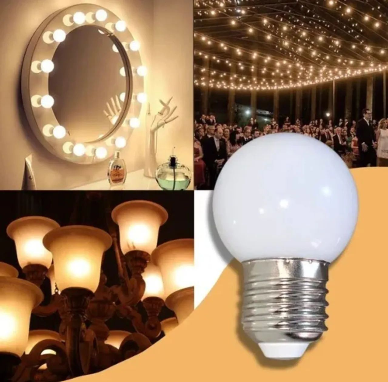 Lâmpadas LED Bolinha (Honestidade e Qualidade é na JK eletrônicos distribuidora) - Foto 5