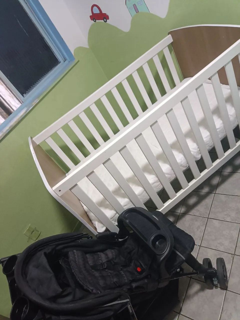 Carrinho + berço de bebê  - Foto 5