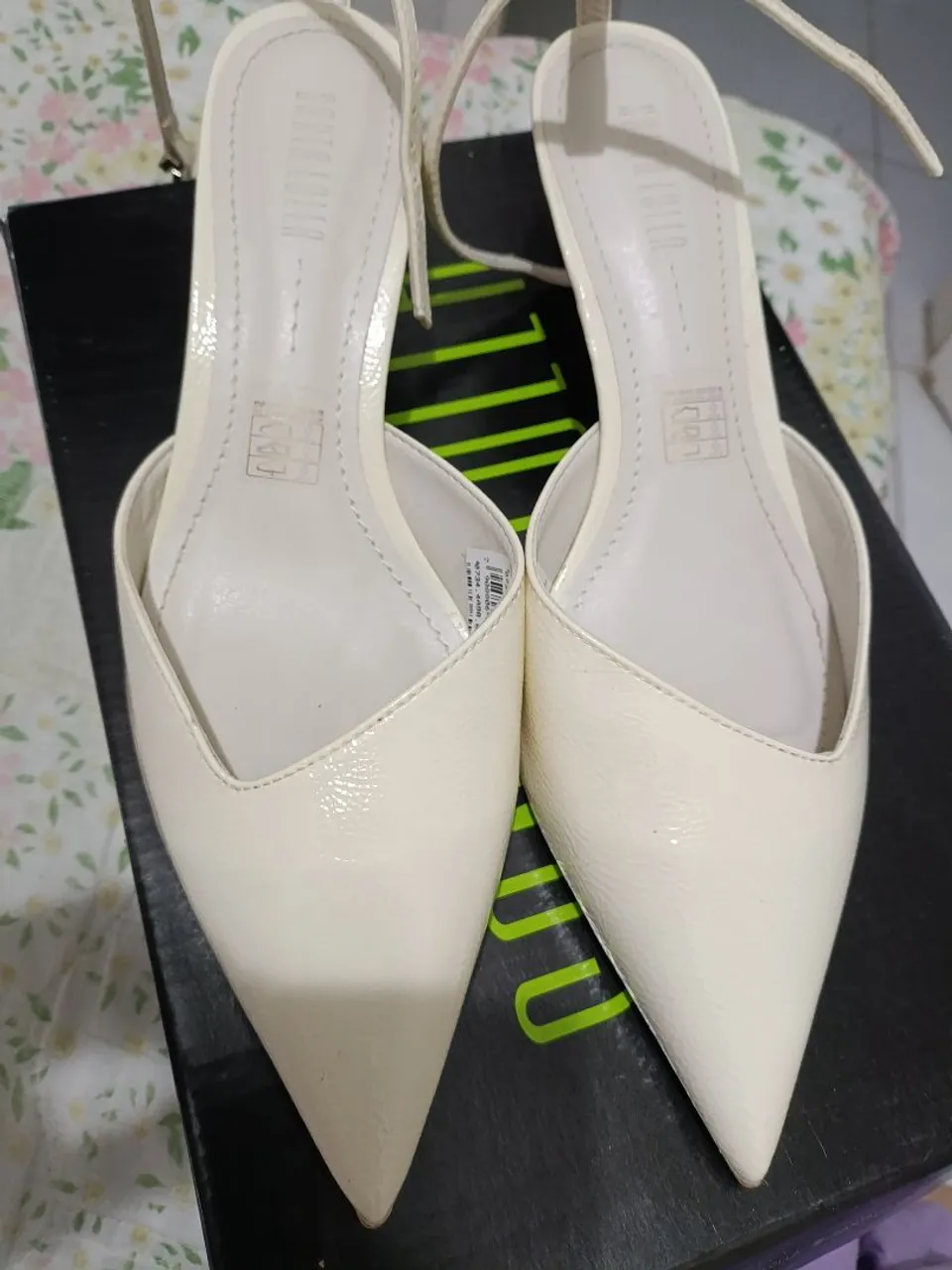 Sandália Scarpin Feminina Bege
