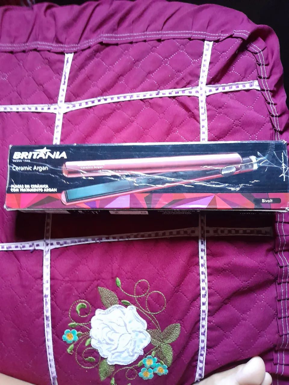 Prancha de Cabelo Britânia Argan - Nova! - Foto 4
