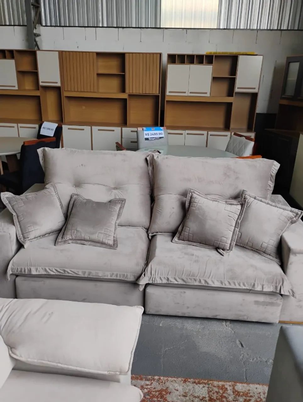 Sofá Retrátil João Pessoa 4 Lugares ( 2,50m)