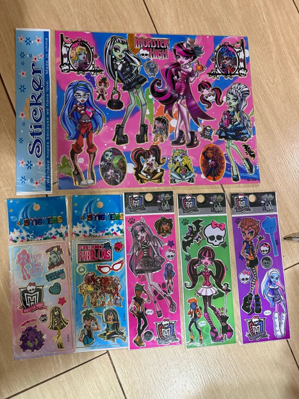 kit Monster High Adesivos vintage nostalgia  - Foto 4