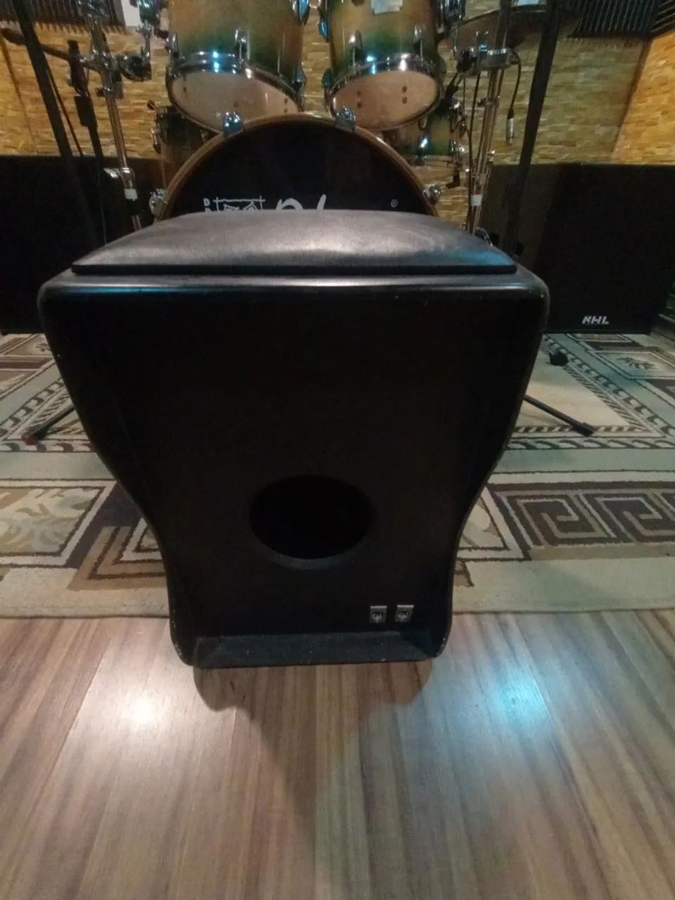 Cajon witler drums eletroacústico 2 entrada  - Foto 3