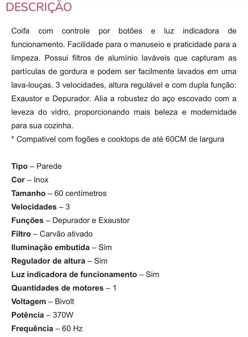 Coifa Electrolux 60 CV - Foto 3