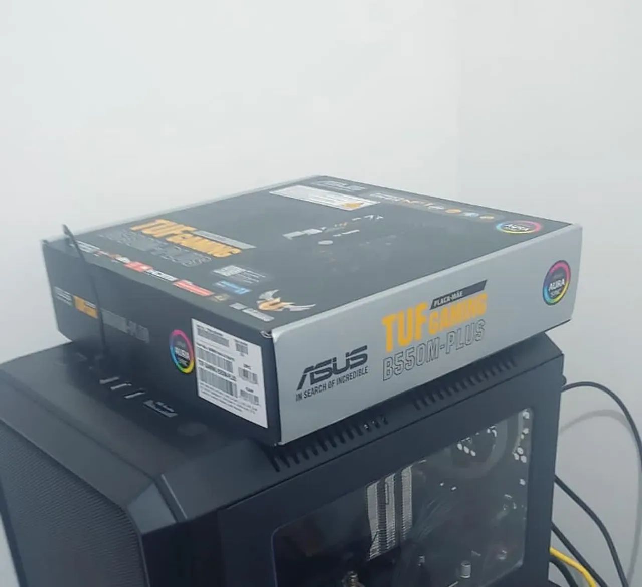 PLACA MÃE ASUS TUF GAMING B550M-PLUS (NOTA FISCAL E GARANTIA) 