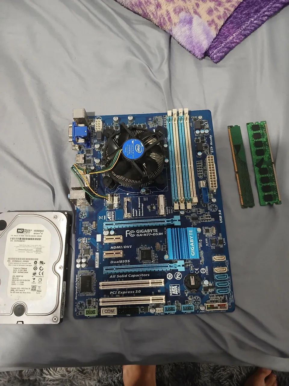 Peças de PC para montar um PC 