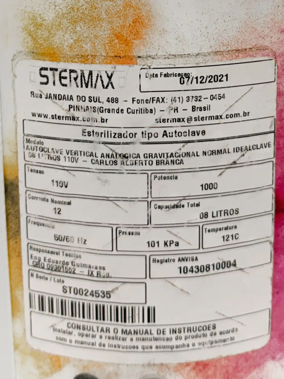 Autoclave Stermax Idealclave 8 Litro - Foto 4