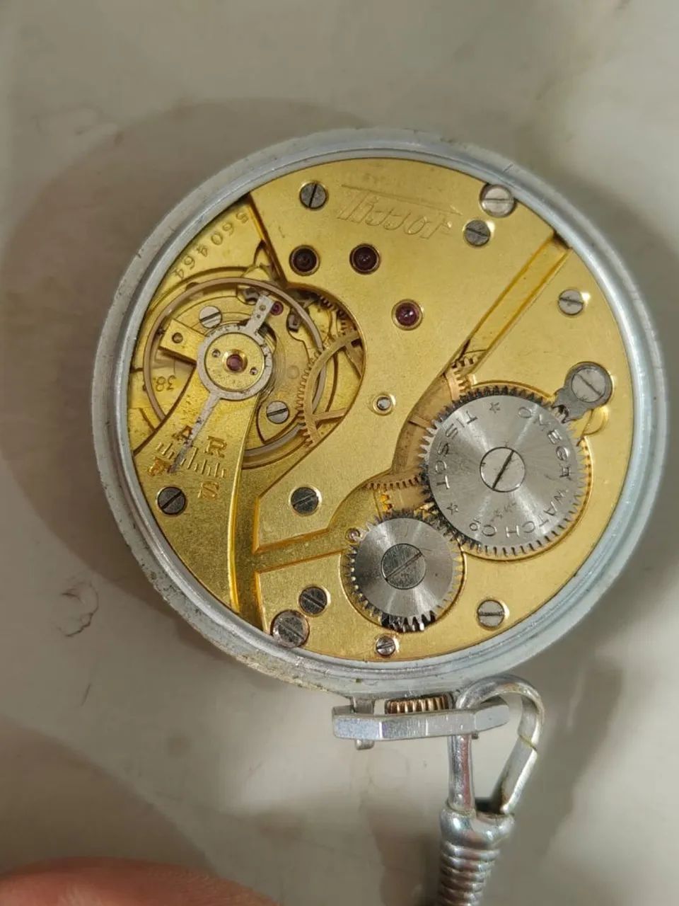 Relógio de bolso omega Tissot funcionando  - Foto 5