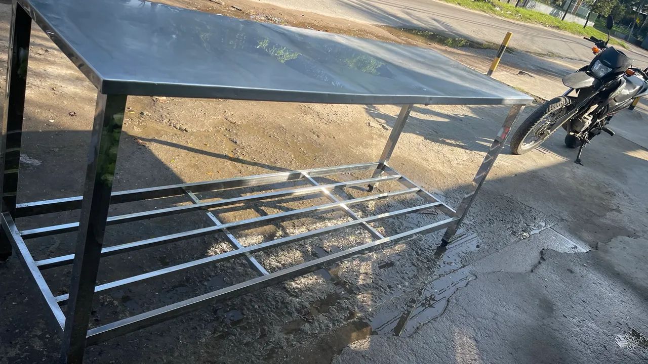 Bancada de inox 