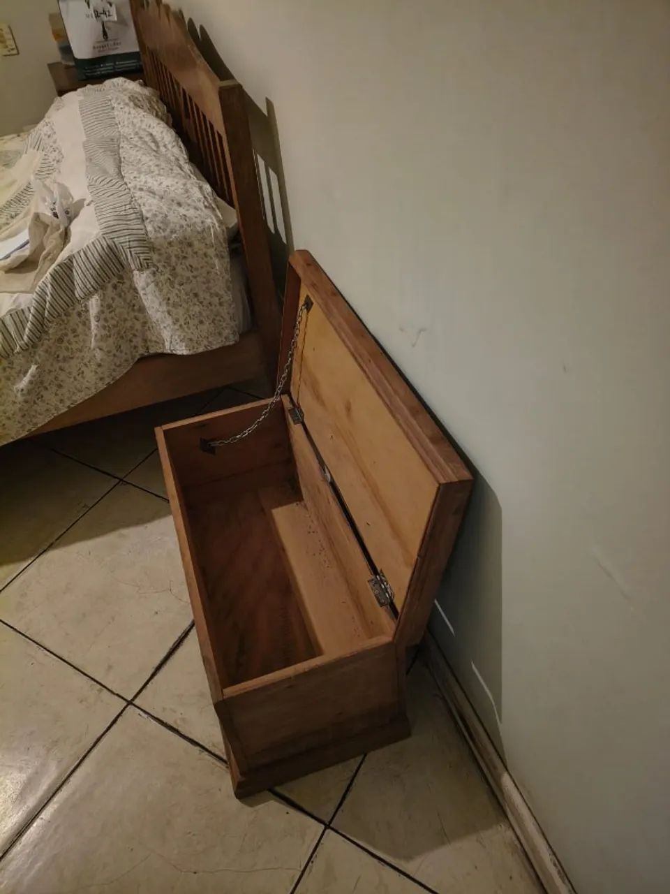 Bau de madeira movel - Foto 3
