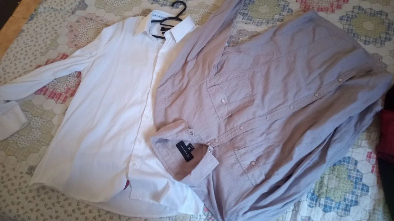 Camisas social manga longa 