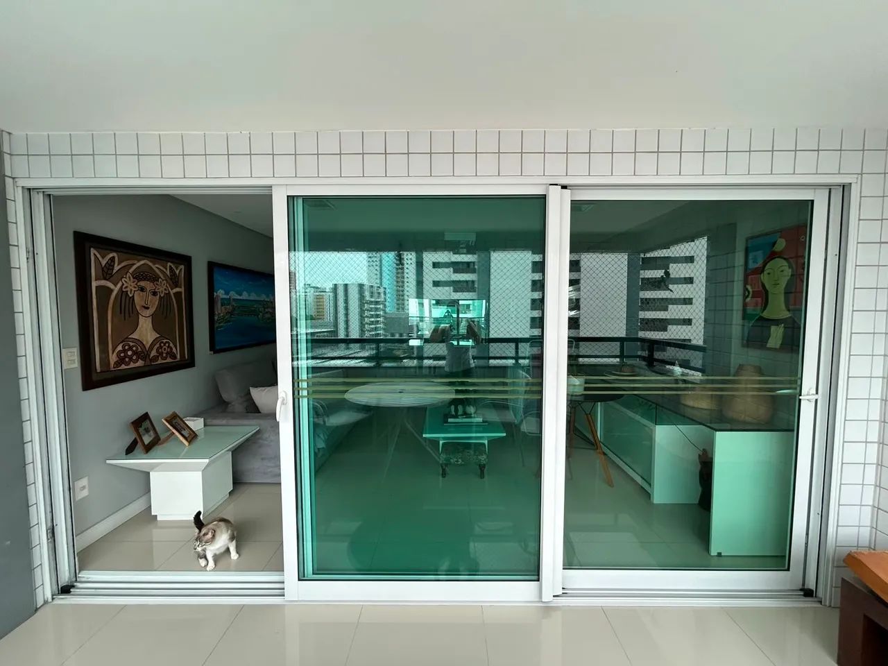 Porta vidro 3 folhas(acústica) 4× 2.14 mts!!! - Foto 4