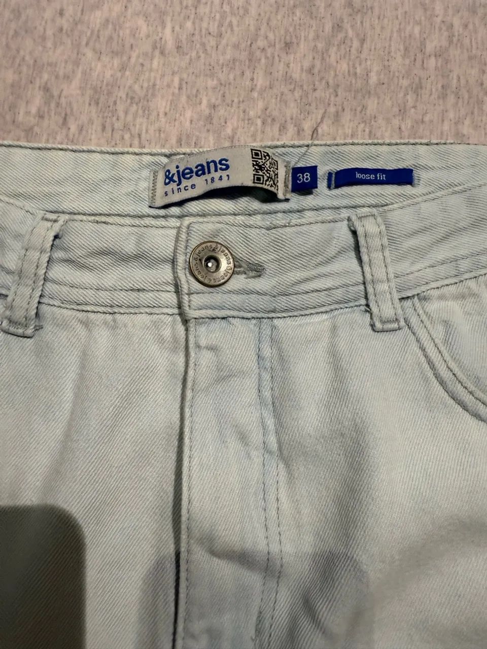 Calça jeans azul claro 38BR - Foto 3