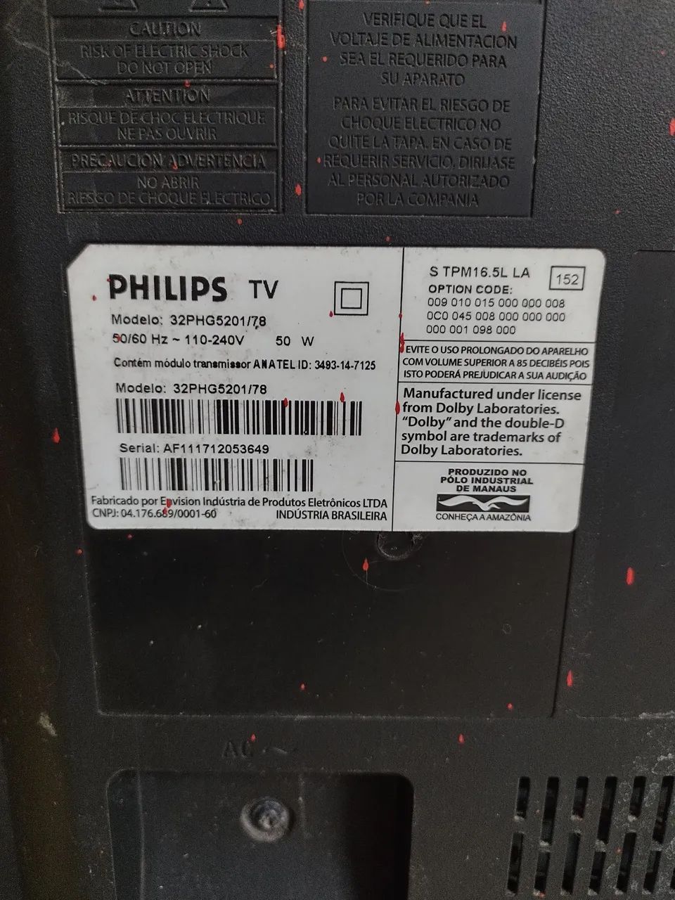 Televisão Philips com controle  - Foto 4