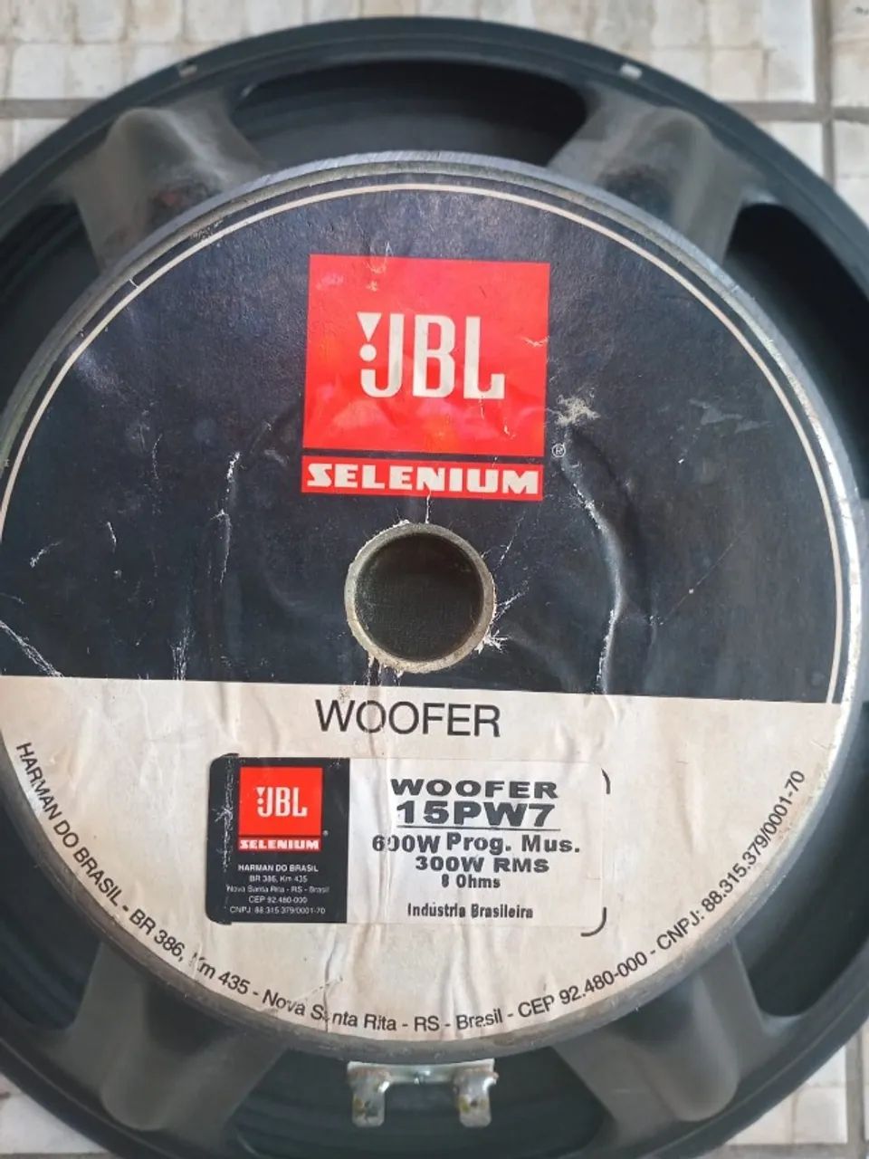 Alto Falante Woofer 15 Polegadas JBL Selenium, apenas 200,00 - Foto 3