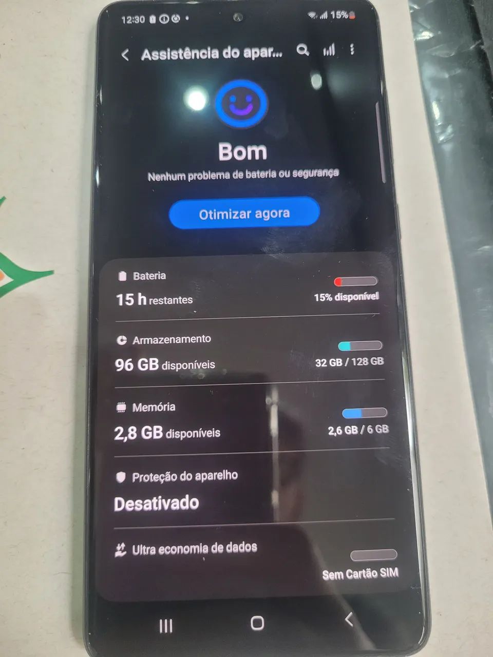 Venda celular Samsung A71 usado em perfeito estado  - Foto 3