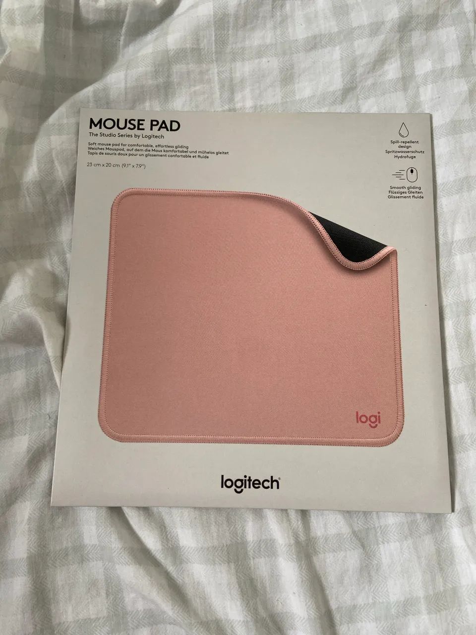 Mouse Pad Rosa Logitech 23 cm x 20 cm