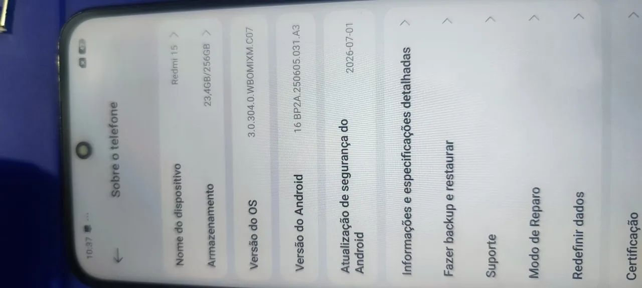 Celular Redmi 15 256 ram - Foto 3