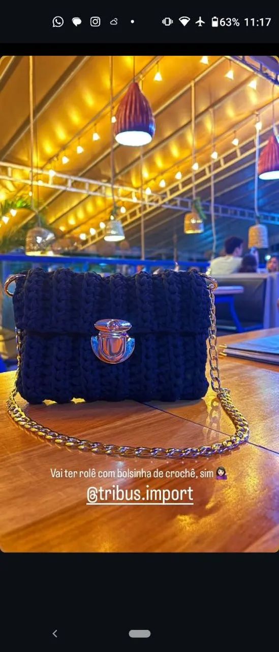 Bolsa crochê  - Foto 2