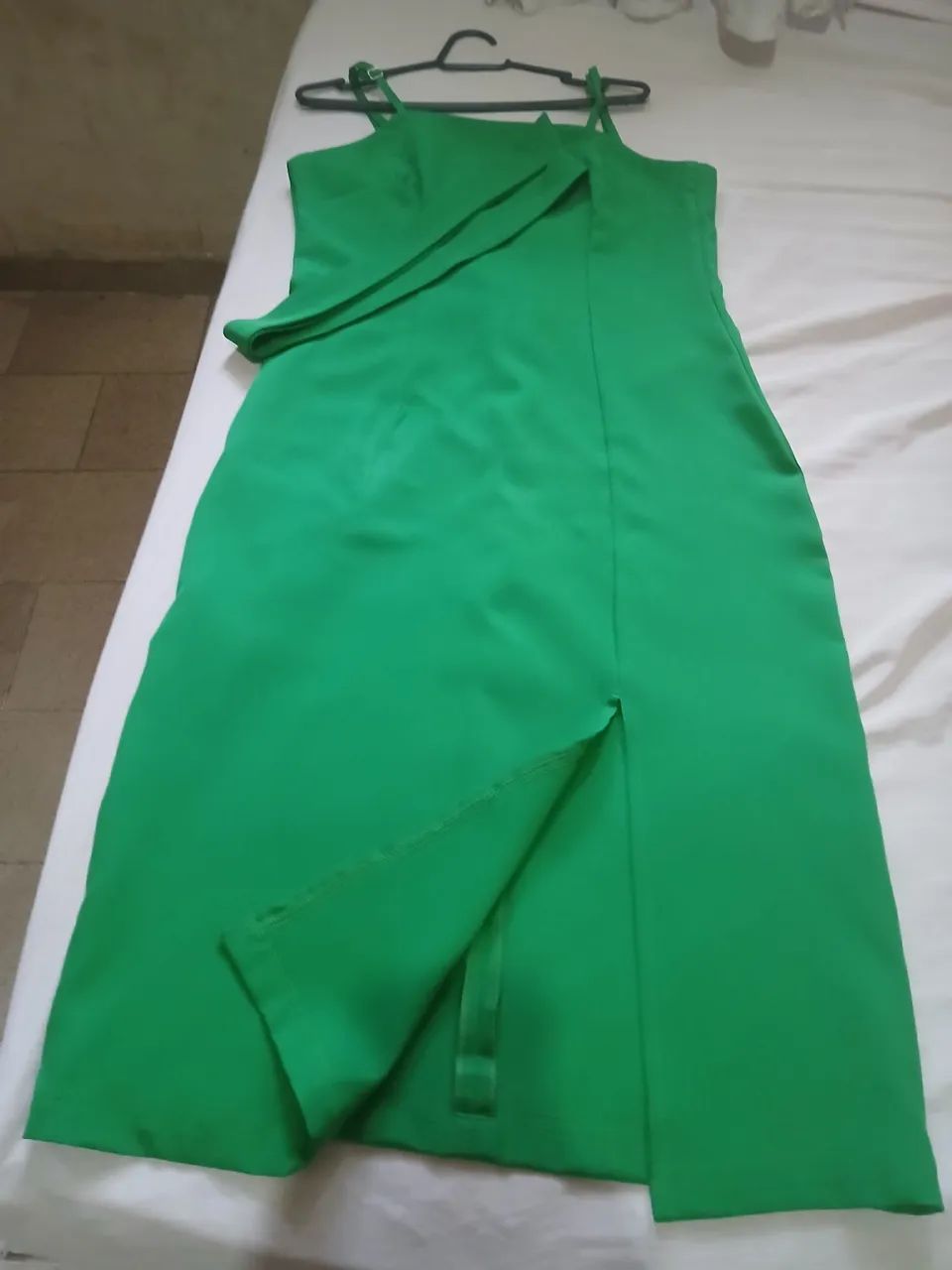 vestido verde mid