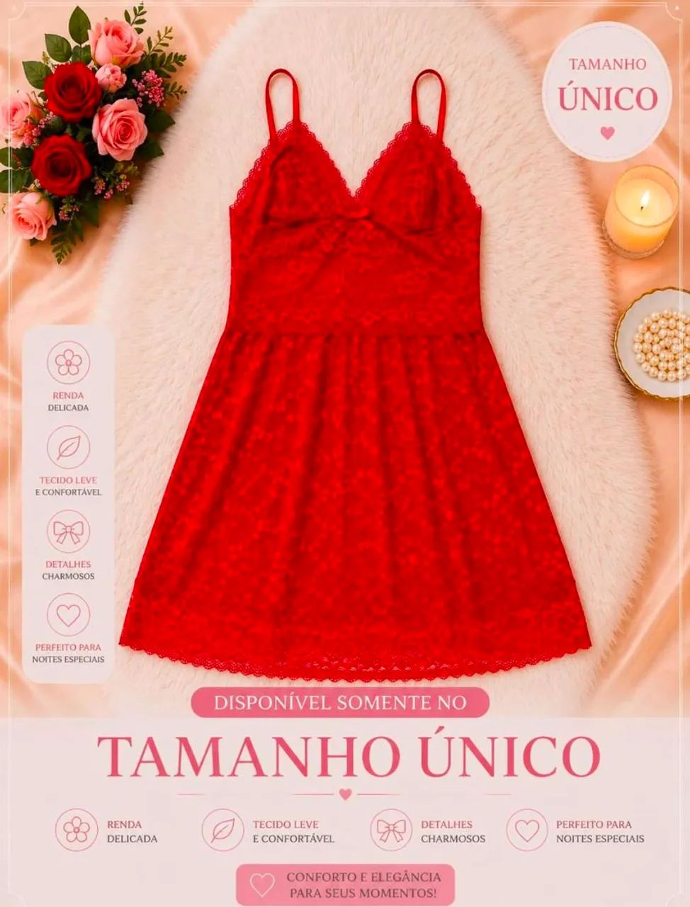Pijama - babydoll Premium feminino variado 4 - Foto 3