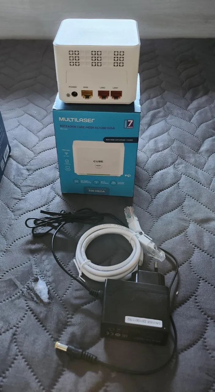 2 Roteadores cube mesh ac1200 gigabit re166 - Foto 3