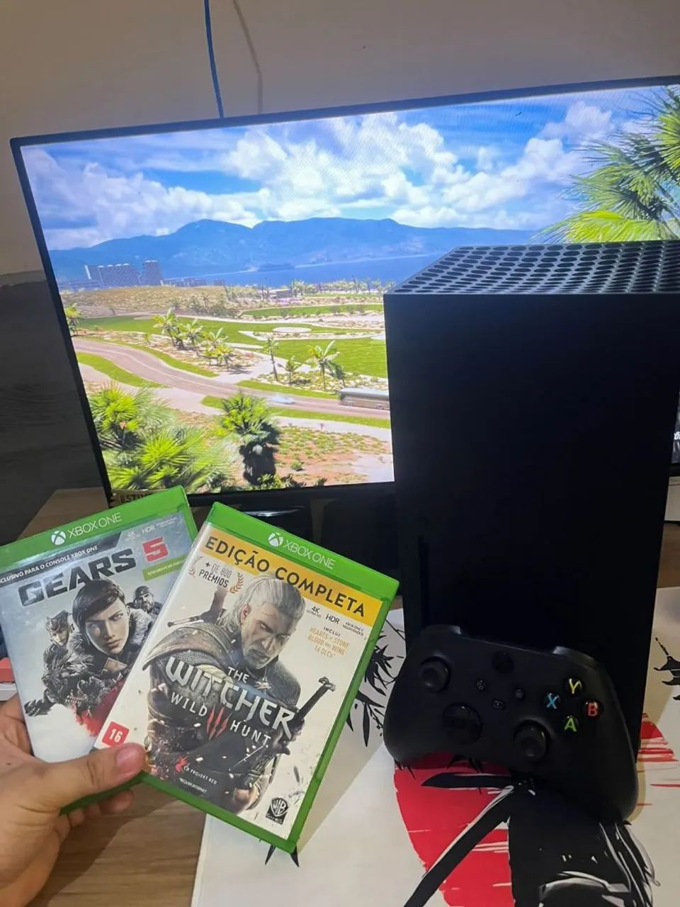 XBOX SÉRIES X + JOGOS !