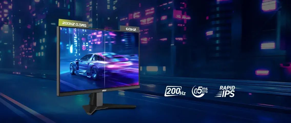 Monitor MSI MAG 244F 24? 200Hz Rapid IPS - Foto 2