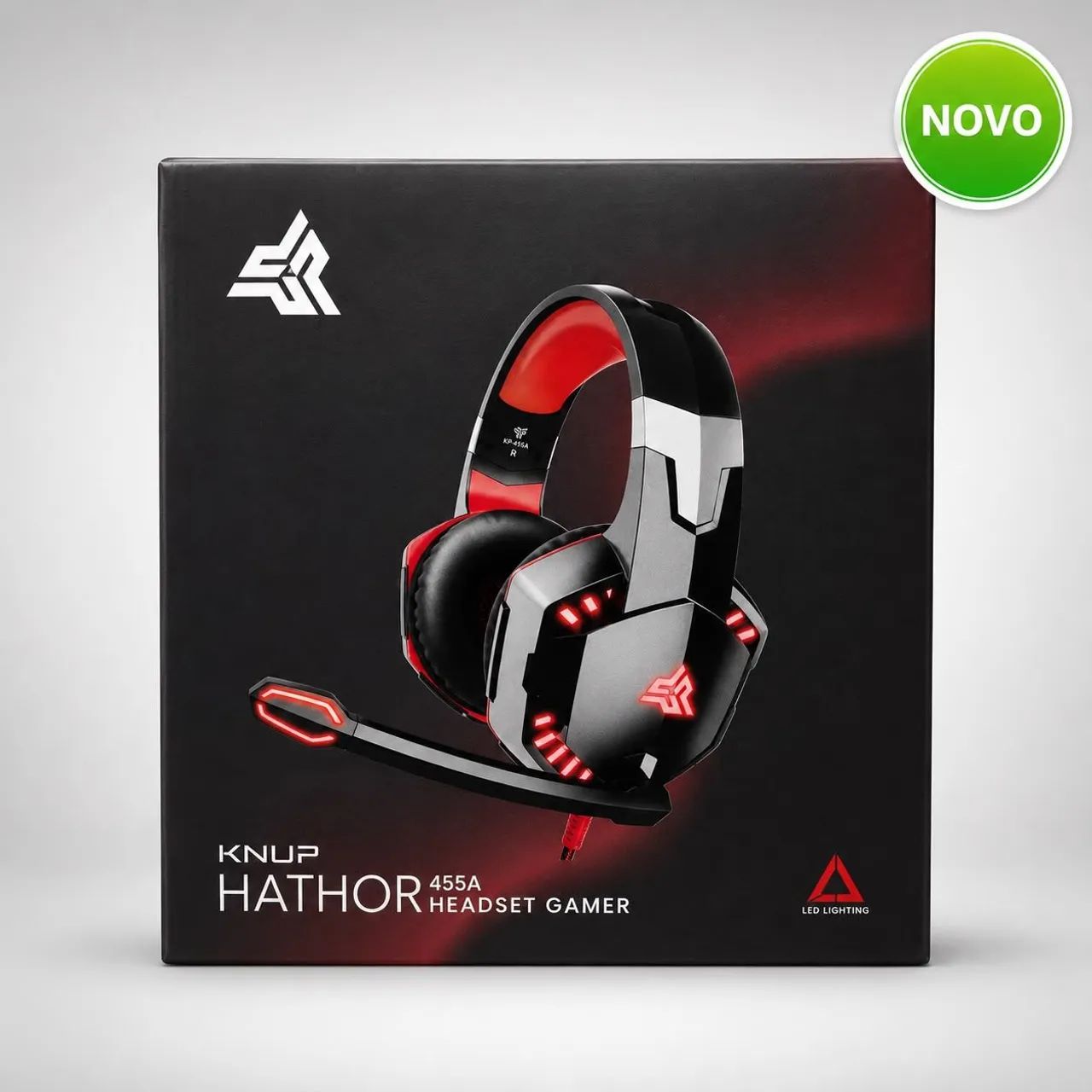 Headset Gamer KNUP Hathor 455A LED - Foto 2