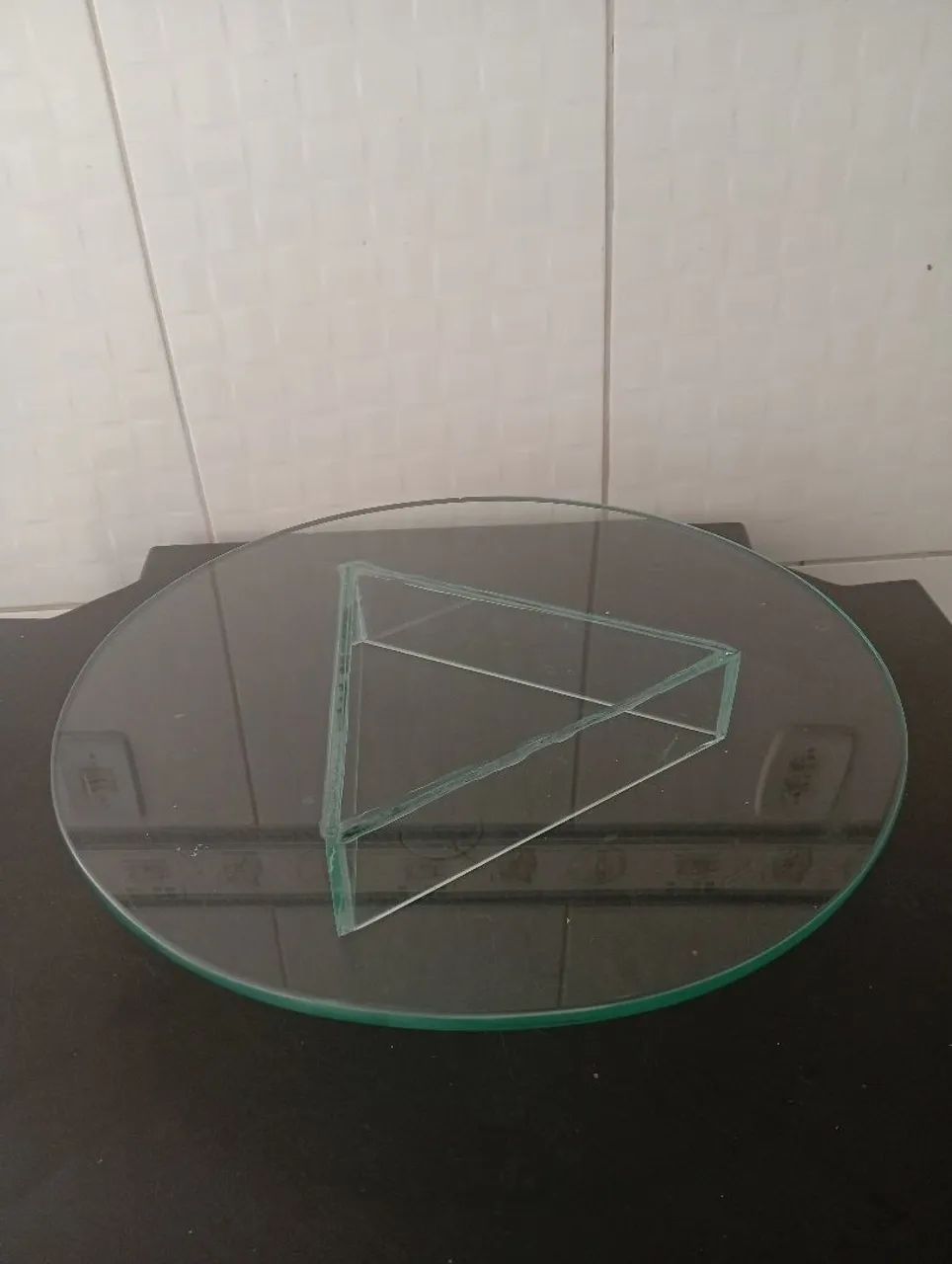 Tábua de vidro para bolo  - Foto 2