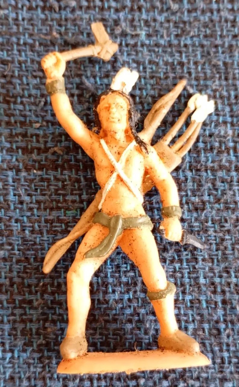 Miniatura Índio Pintado Forte Apache Gulliver Anos 70/80