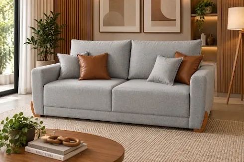 Sofá Living 2,00m França com Molas t87 - Foto 2