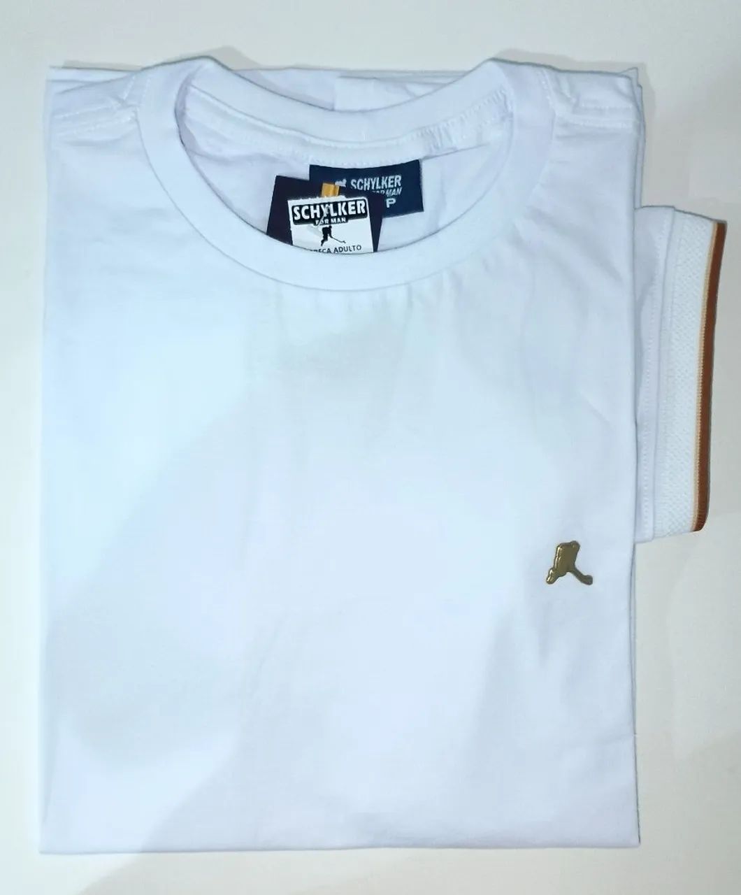 Camisa básica com punho listrado 30.1 - Foto 2