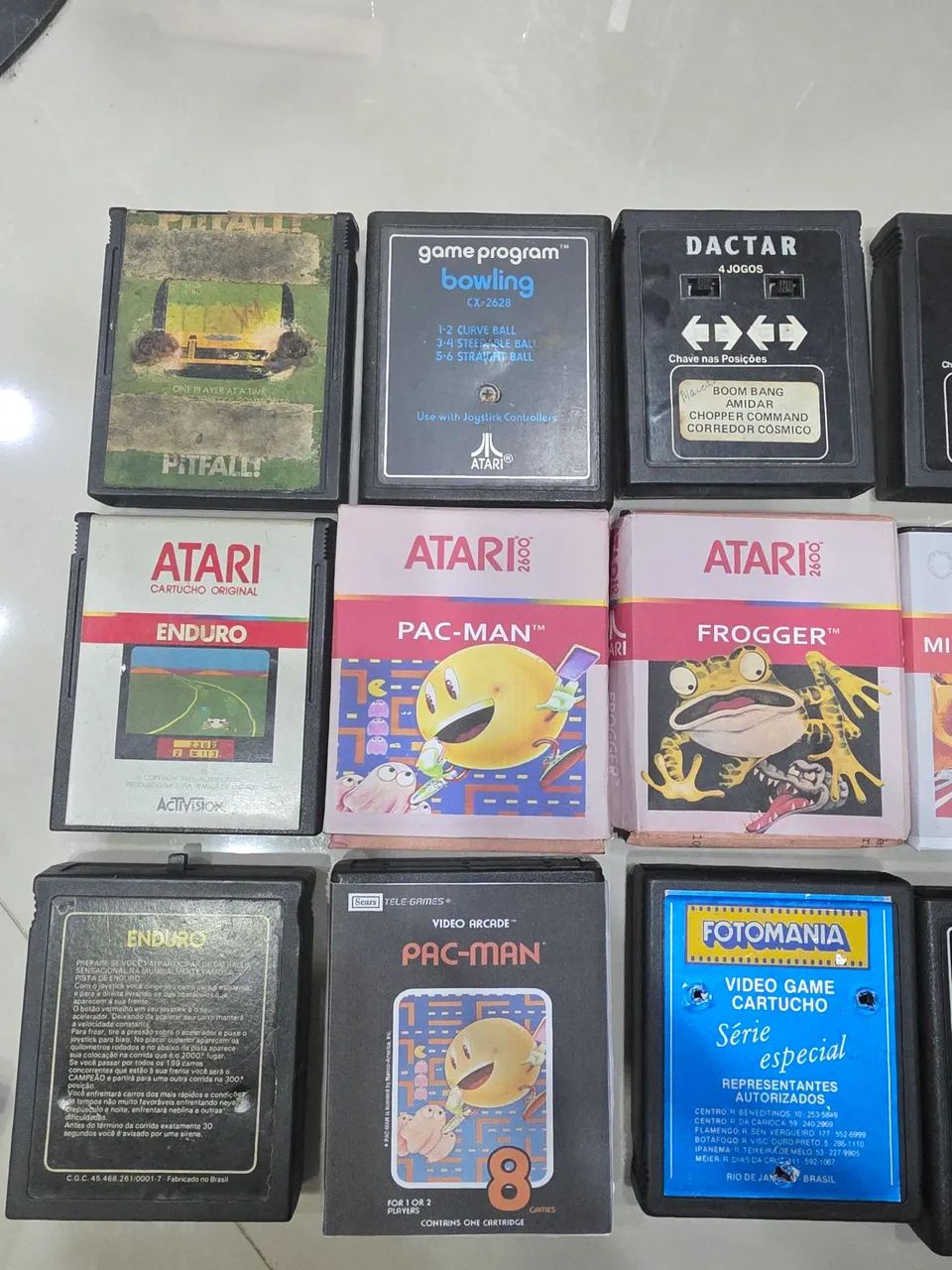 Atari 2600 vários cartuchos - Foto 2