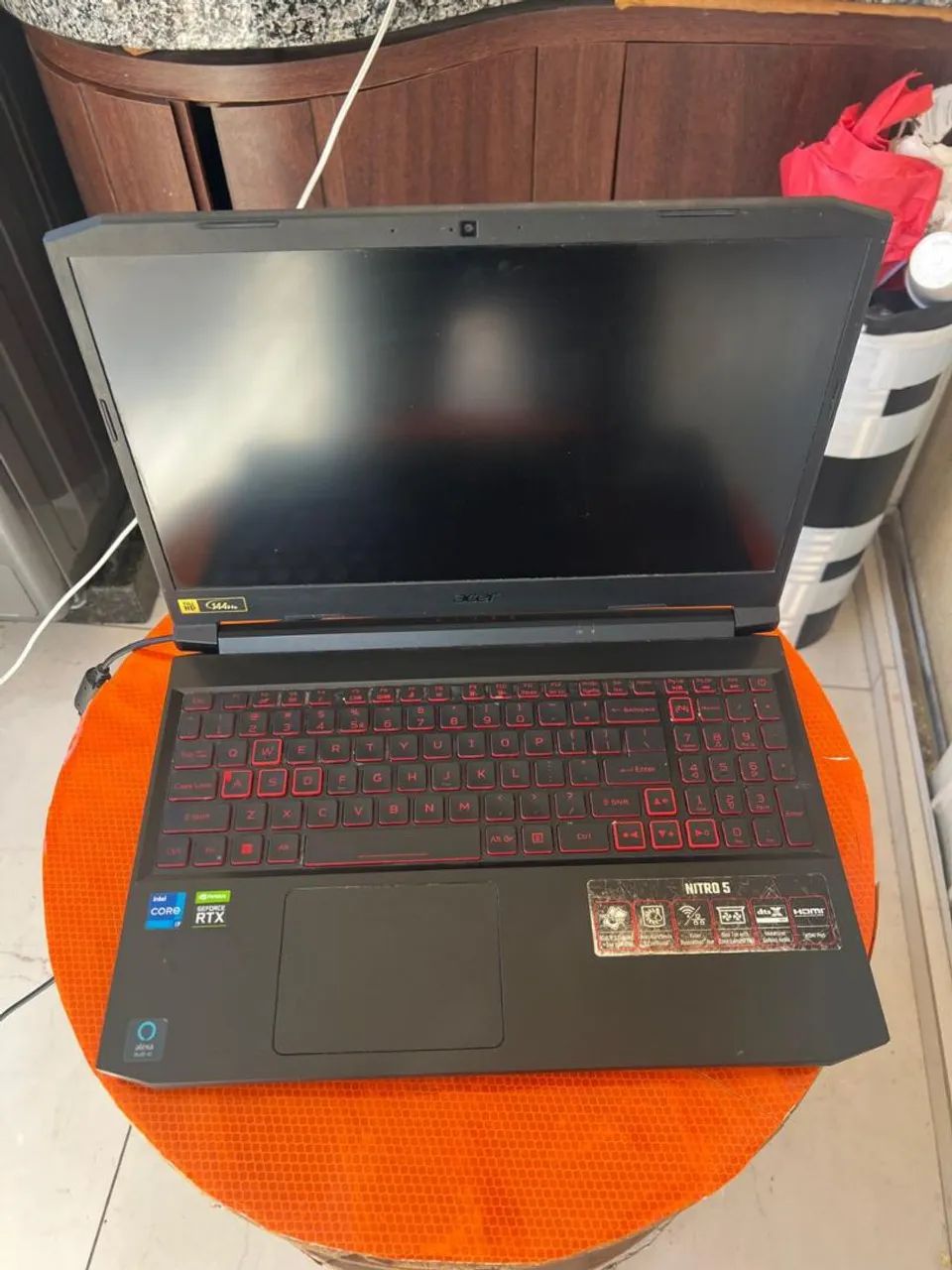 Notebook Acer Nitro RTX3050 16gm ram Intel core i7 11a geração