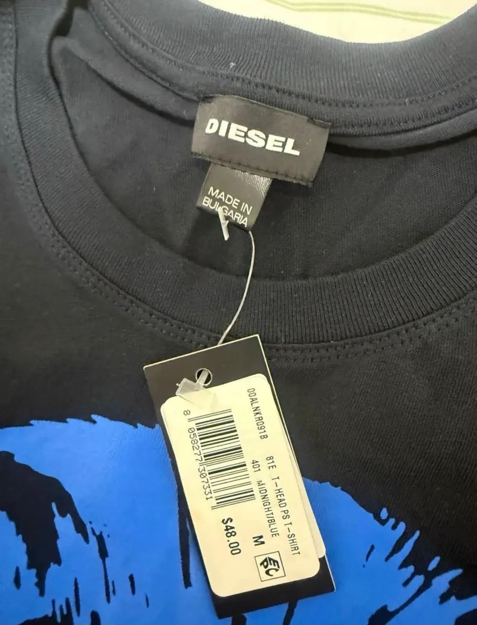 Camisa diesel masculina M nova  - Foto 2
