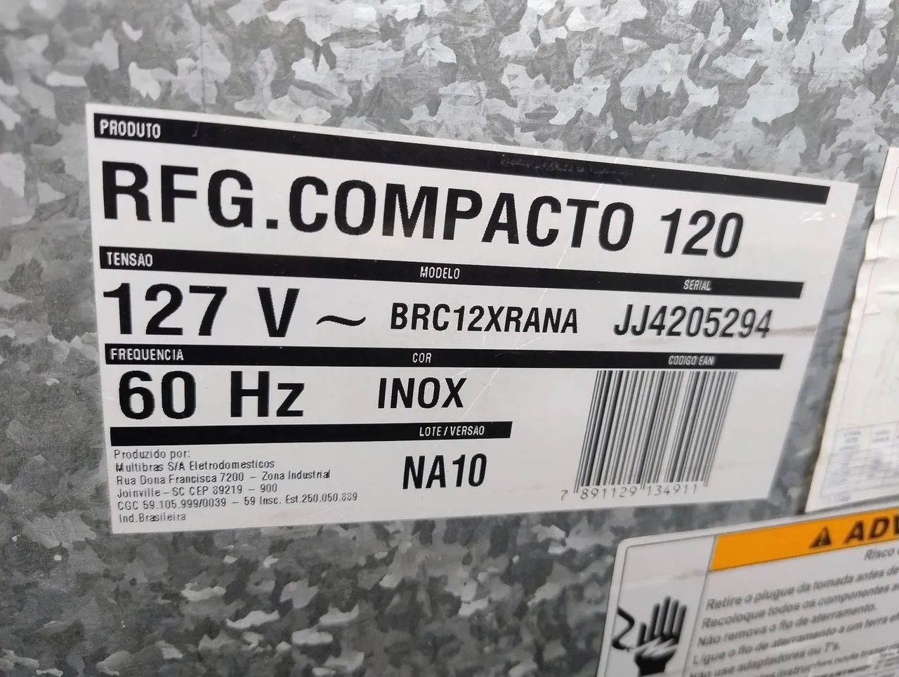 Frigobar Brastemp 120 litros - Inox - Foto 4