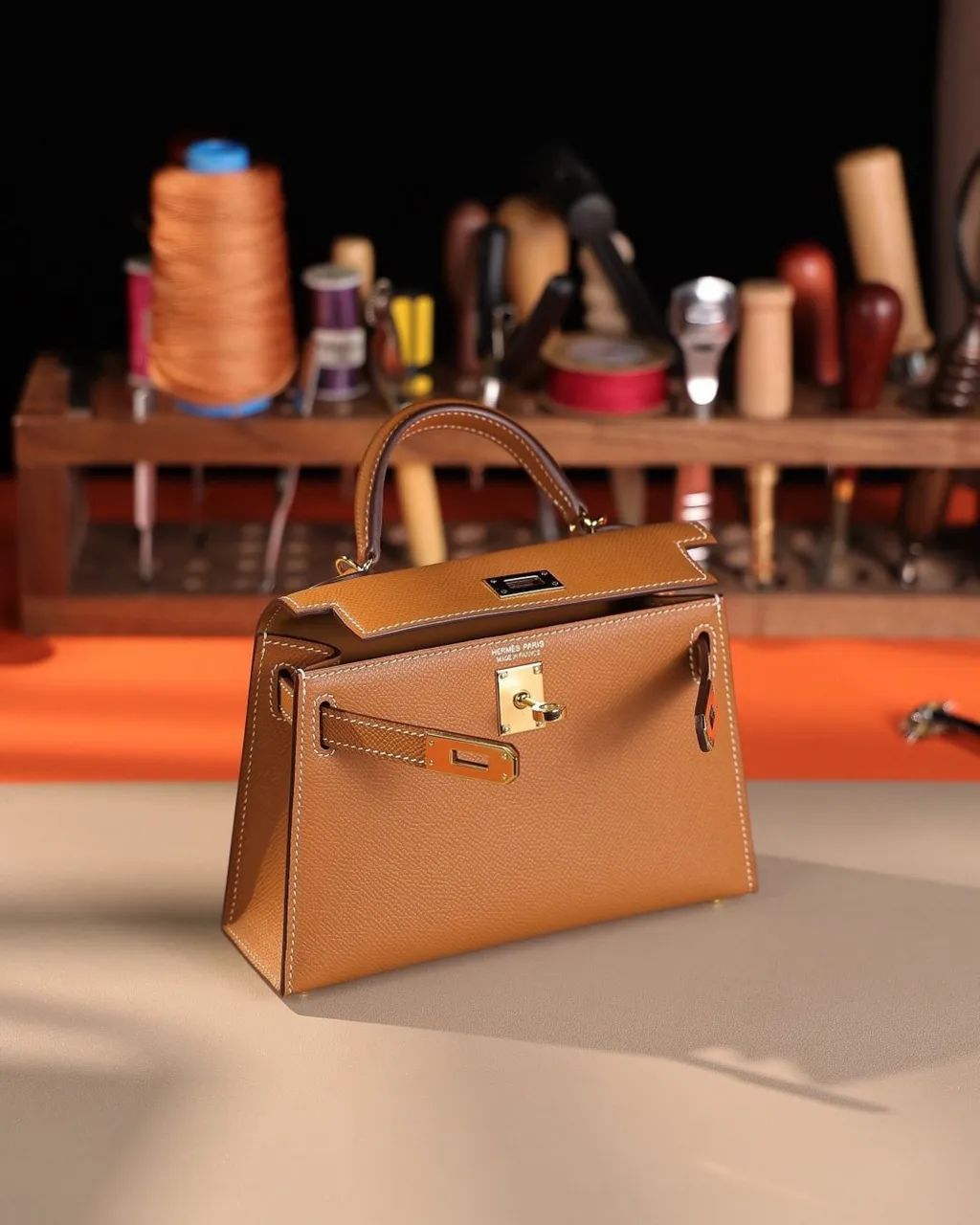 Bolsa Hermes Kelly 25 Original semi nova  - Foto 2