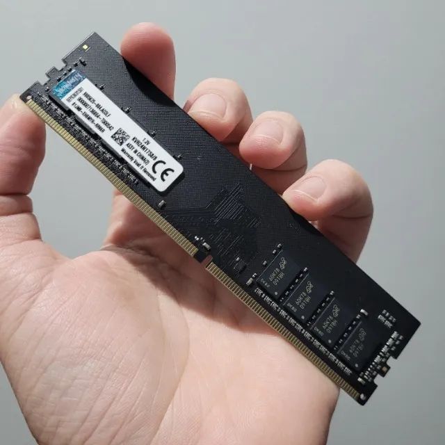 Memória Ram 16GB DDR4 2400MHz CL 17 1.2V Kingston Value RAM Preta KVR24N17S8/8 ( 2 x 8GB ) - Foto 3