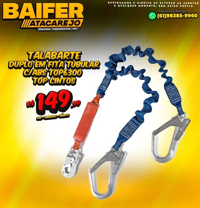 Mosquetão Oval Rosca Classe B Top9003 Top Cintos